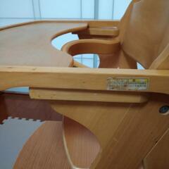 KATOJI ベビーチェア　説明書&シートクッション付きの画像