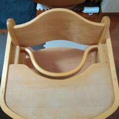 KATOJI ベビーチェア　説明書&シートクッション付きの画像