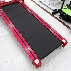 アルインコ ランニングマシン AFR2116 レッド 折りたたみ式 ウォーキングマシン ルームランナー ALINCO 苫小牧西店の画像