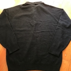 メンズ　黒　セーター　MからLの画像
