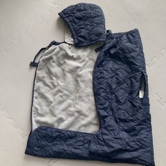 【UNIQLO】抱っこケープ•ベビーカーケープ　ライトウォームパデットの画像