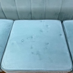 Mutuki 高級ソファ 3人掛け ロータイプ切替可 ベルベット生地