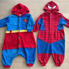 追加3点【美品】スーパーマン、スパイダーマン着ぐるみ