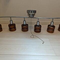 6灯シーリングライト(ブラウン)その3の画像