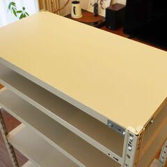 【引取限定】プラス KR 軽量 スチールラック 業務用 (天地5段) 耐荷重150kg/段 |奥行462mm 高さ1200mm 幅887mm　中古品の画像