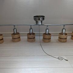 6灯シーリングライト(ライトナチュラル)【近場配送可】の画像