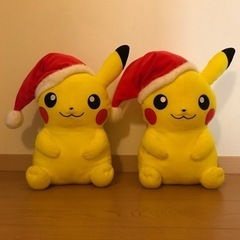 ポケモン　ピカチュウ　クリスマスサンタ　ぬいぐるみ