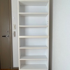 ホワイト本棚　美品