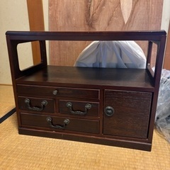 民芸調キャビネット3点
の画像