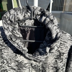 モノトーンおしゃれコート　フリーサイズ大きめ　美品の画像