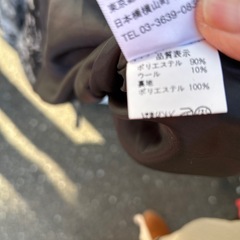 モノトーンおしゃれコート　フリーサイズ大きめ　美品の画像