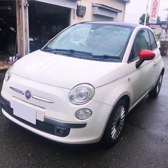 検査2年付/FIAT500 ツインエアラウンジ/ETC/ナビ/バ...