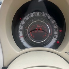 検査2年付/FIAT500 ツインエアラウンジ/ETC/ナビ/バックセンサー/前後ドラレコ/の画像