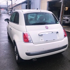検査2年付/FIAT500 ツインエアラウンジ/ETC/ナビ/バックセンサー/前後ドラレコ/の画像