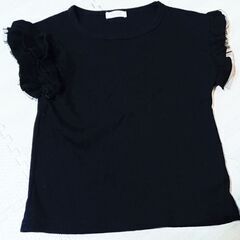 【処分】☆こども服☆袖フリル半袖２枚セット☆の画像
