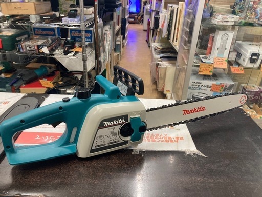 《未使用》MAKITA マキタ コード式チェーンソー 400mm MUC400  リサイクルショップ宮崎屋　佐土原店　24.12.8F