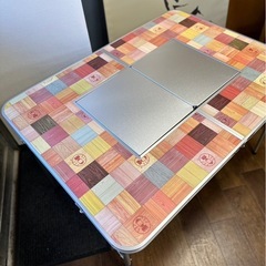 Coleman ナチュラルモザイクBBQテーブル