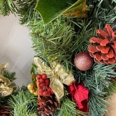 クリスマスリース【大】の画像
