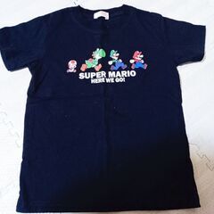 【処分】☆こども服☆スーパーマリオ☆キャラクター半袖Tシャツ☆２枚セット☆の画像