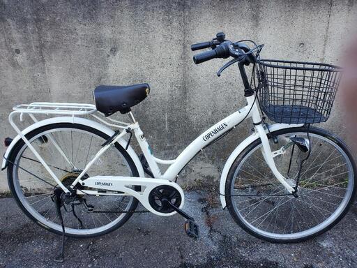 B557 普通自転車★COPENHAGEN★26インチ★6段変速