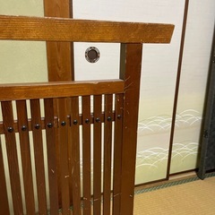 レトロな衝立の画像