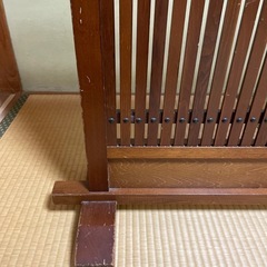 レトロな衝立の画像