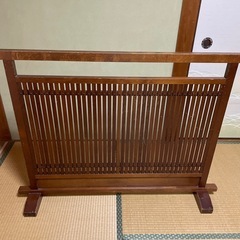 レトロな衝立