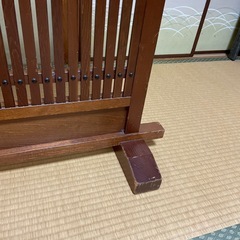 レトロな衝立の画像