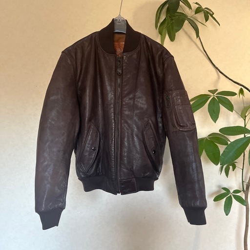 golden Bear 革ジャン　茶 ゴールデンベア GoldenBear A-2 レザージャケット USA製 70s 80s