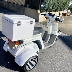 ジャイロ/オーバーフェンダー/アルミホイールカスタム/新リアタイヤミニカー仕様の画像
