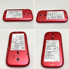 【美品】docomo 富士通 F-04J らくらくスマートフォン4 ピンク PINK 本体 白ロム 付属品ありの画像