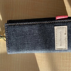 【新品】【定価:2980円‼️】ニードネットワーク キーケース メンズ 6連フック 岡山デニム スマートキーケース カラビナ インディゴブルーの画像