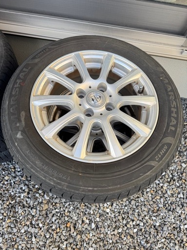 アルミホイールタイヤ4本セット、175/65/14