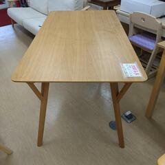 大川全家具☆ダイニングテーブル☆コロン150(HTL114-DT150)☆天板キズ多・天然木、ナチュラルカラー【浜村鹿野温泉ICから3分 買取本舗 宮本リサイクル 営業時間9～19時 定休日水曜のみ←連絡できませんm(_ _)m】の画像
