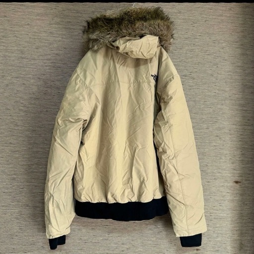 ノースフェイス　ダウンジャケット　厚手　ベージュ　S　マクマード THE NORTH FACE ノースフェイス ダウン パーカ マクマード