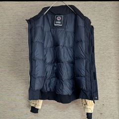 ノースフェイス マクマード ダウンジャケット コート 刺繍ロゴ 古着 ザノースフェイス マクマード ダウンジャケット メンズ M 黒 RDS 刺繍