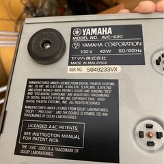 YAMAHA 5.1ch スピーカーの画像