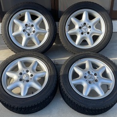 ベンツ ホイール 4本 スタッドレスタイヤ付き 205/55R16
