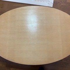 お話し中木製センターテーブルの画像