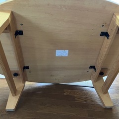 お話し中木製センターテーブルの画像
