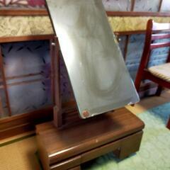 【昭和レトロ】鏡台【家具】の画像