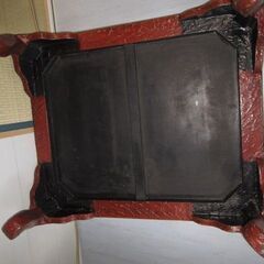 昭和レトロ　座卓　テーブル　津軽塗？と思いますがわかりませんの画像