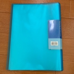 ブックファイル　ブルー①の画像