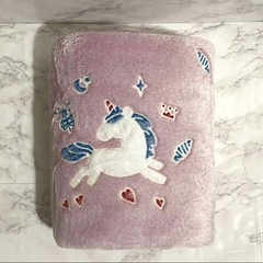 【新品】光る 毛布 ブランケット 蓄光 子供 キッズ フランネル 柔らかい ユニコーンの画像