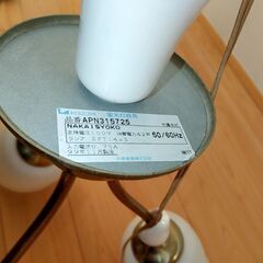 最終価格です。値下げしました。ちょっぴりレトロなシャンデリア。洋室にはもちろん玄関ホールにも。の画像