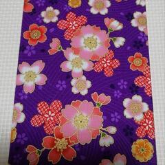 京都ちせん　大判御朱印帳　ハンドメイド　御朱印帳　紫桜