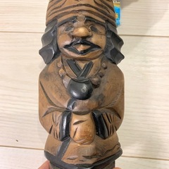 北海道土産　こけし　木彫　手作り　トーテムポール　の画像