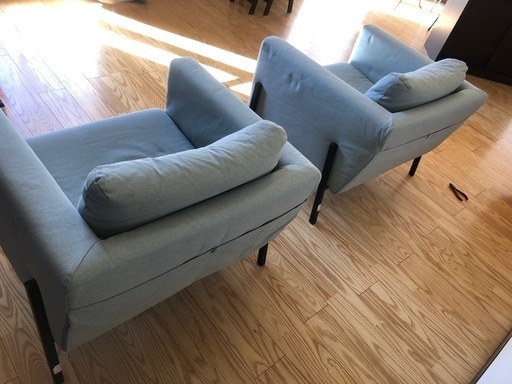 IKEA イケア　ソファー　椅子　1人掛け 2脚セット