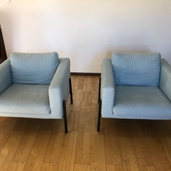 IKEA イケア　ソファー　椅子　1人掛け 2脚セット