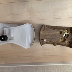 木目調ドーナツ型加湿器の画像